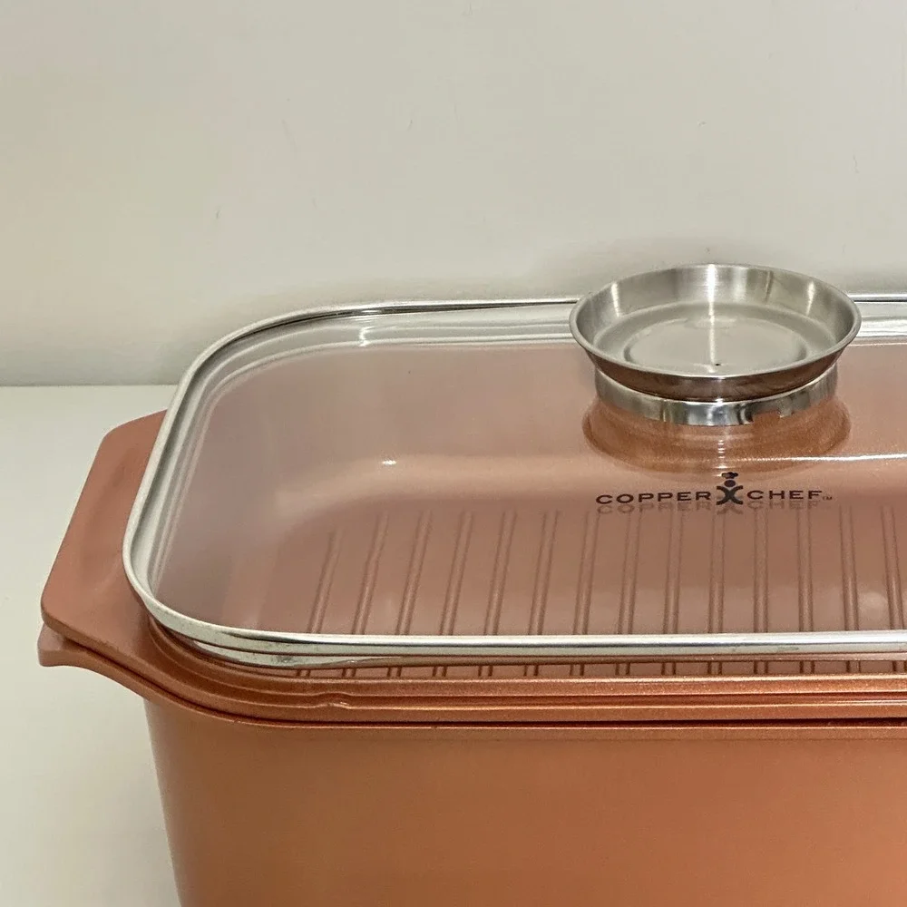 Copper Chef Wonder Cooker 14 In 1 Multi Use 12.5 QT 4PC Set Cookware Kitchenware